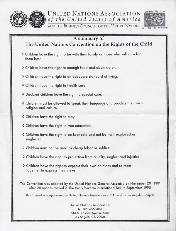 United Nations Convention on the Rights of the Child